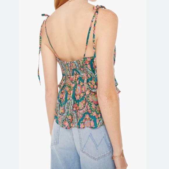 #11 NWT MOTHER Denim The Roam Free Tank in Under The Rug - Picture 4 of 6